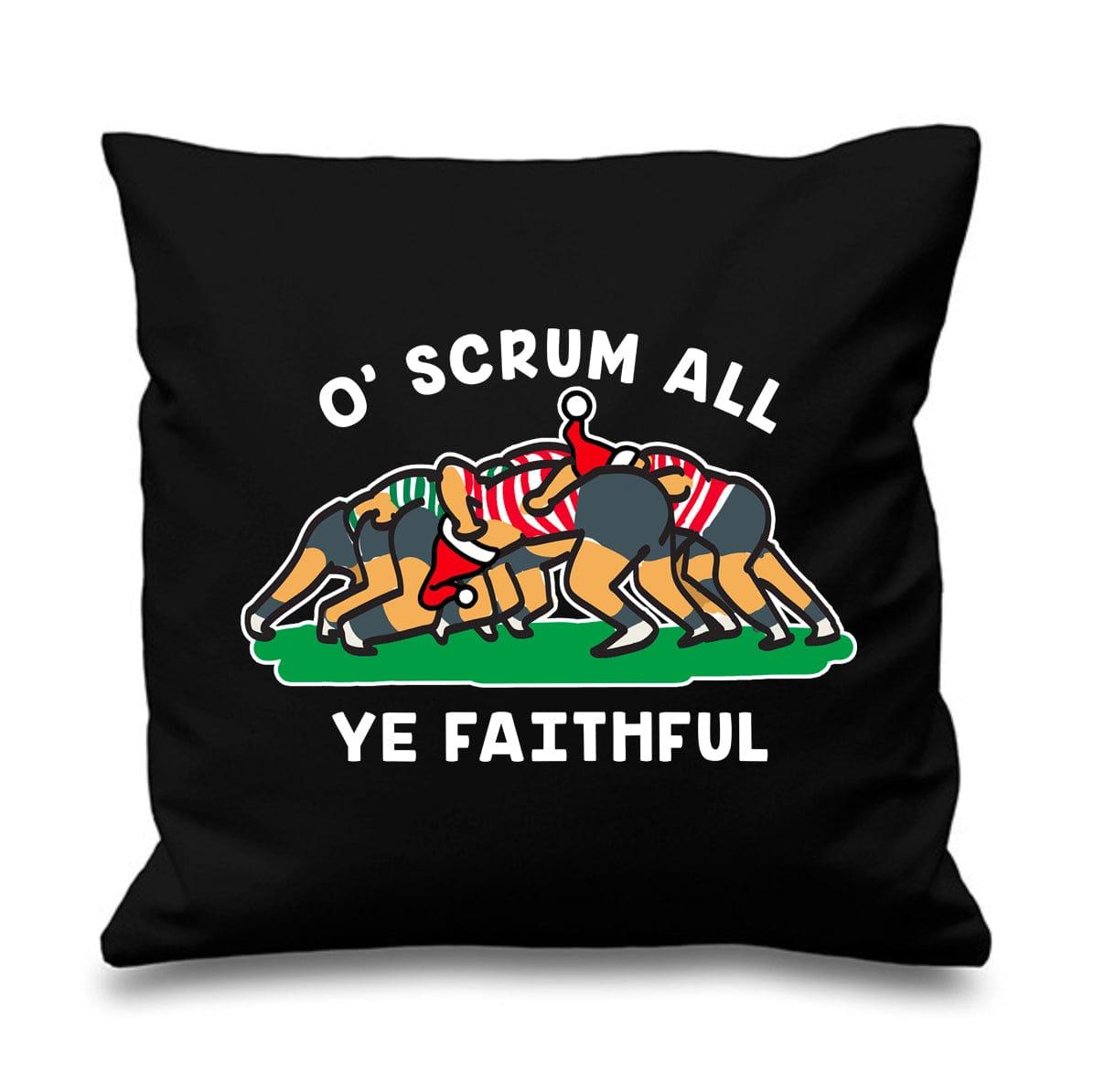 Funny Rugby Christmas Cushion - Of Life & Lemons®