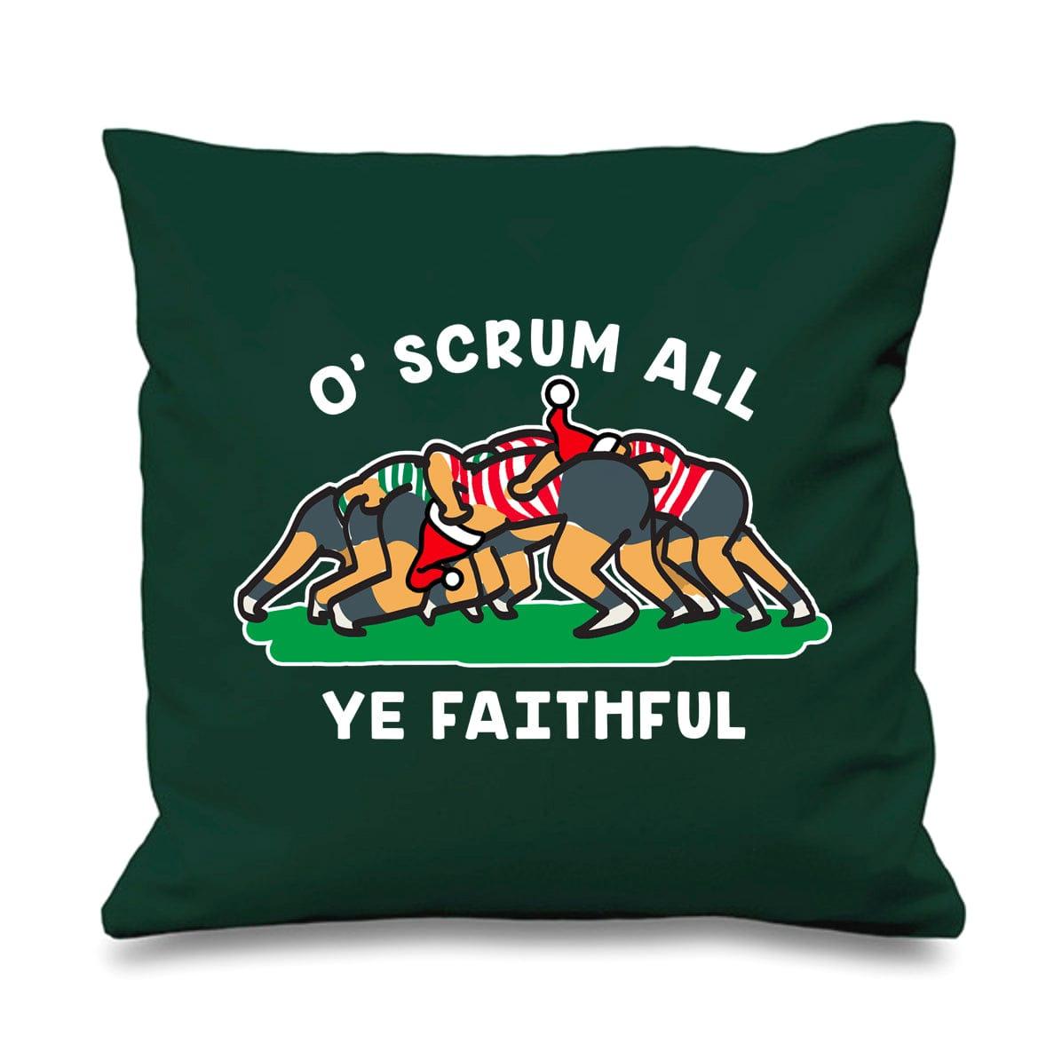 Funny Rugby Christmas Cushion - Of Life & Lemons®