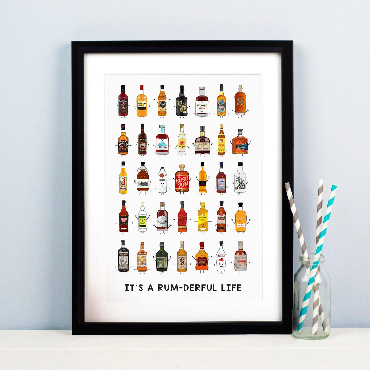 'It's A Rum-derful Life' Print Montage Prints Of Life & Lemons