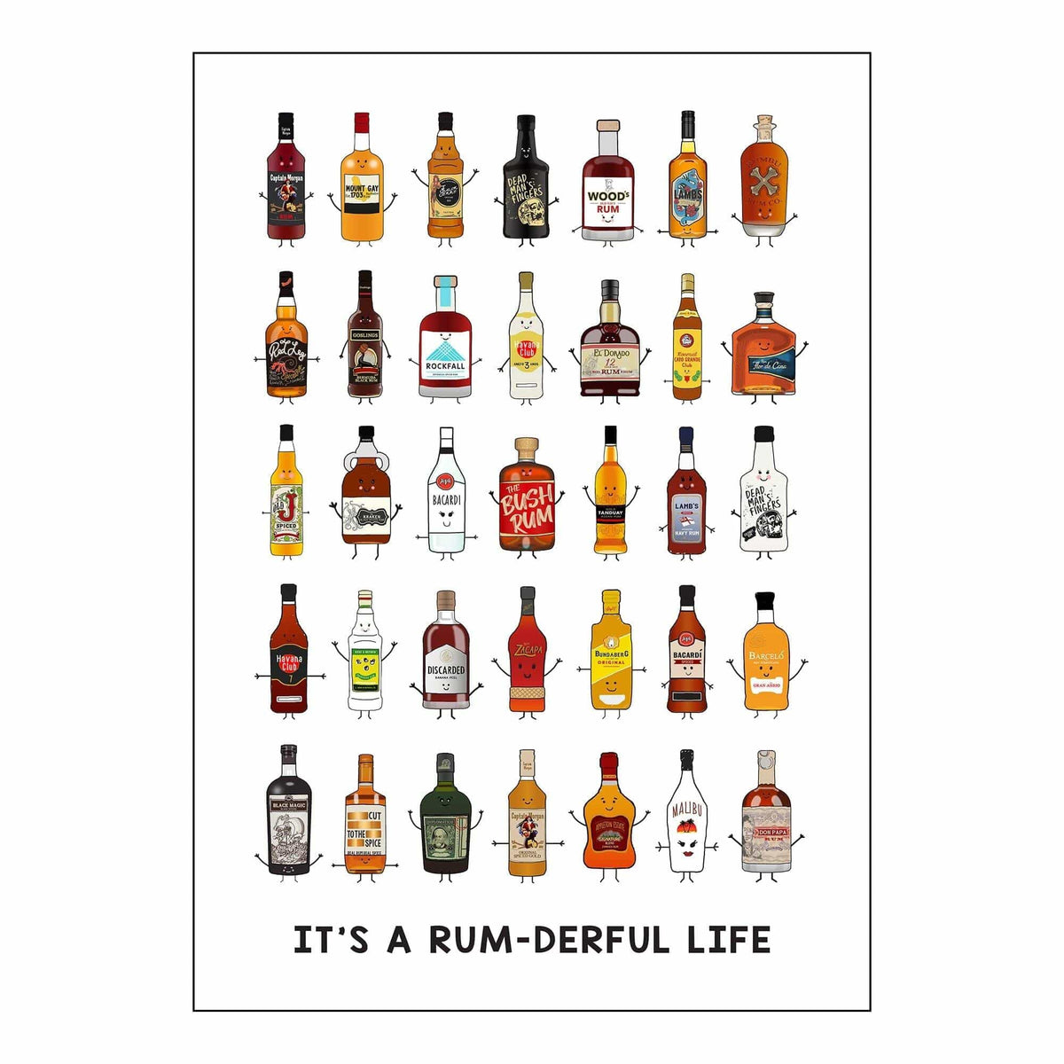 'It's A Rum-derful Life' Print Montage Prints Of Life & Lemons