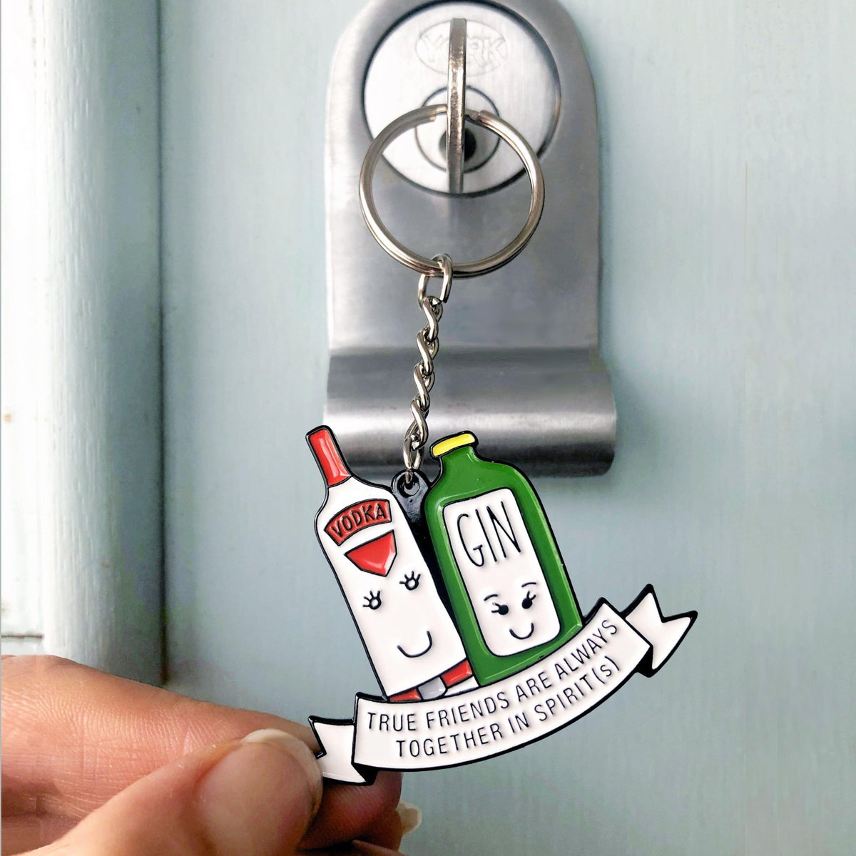 'Together in Spirits' Friendship Keyring - Of Life & Lemons®