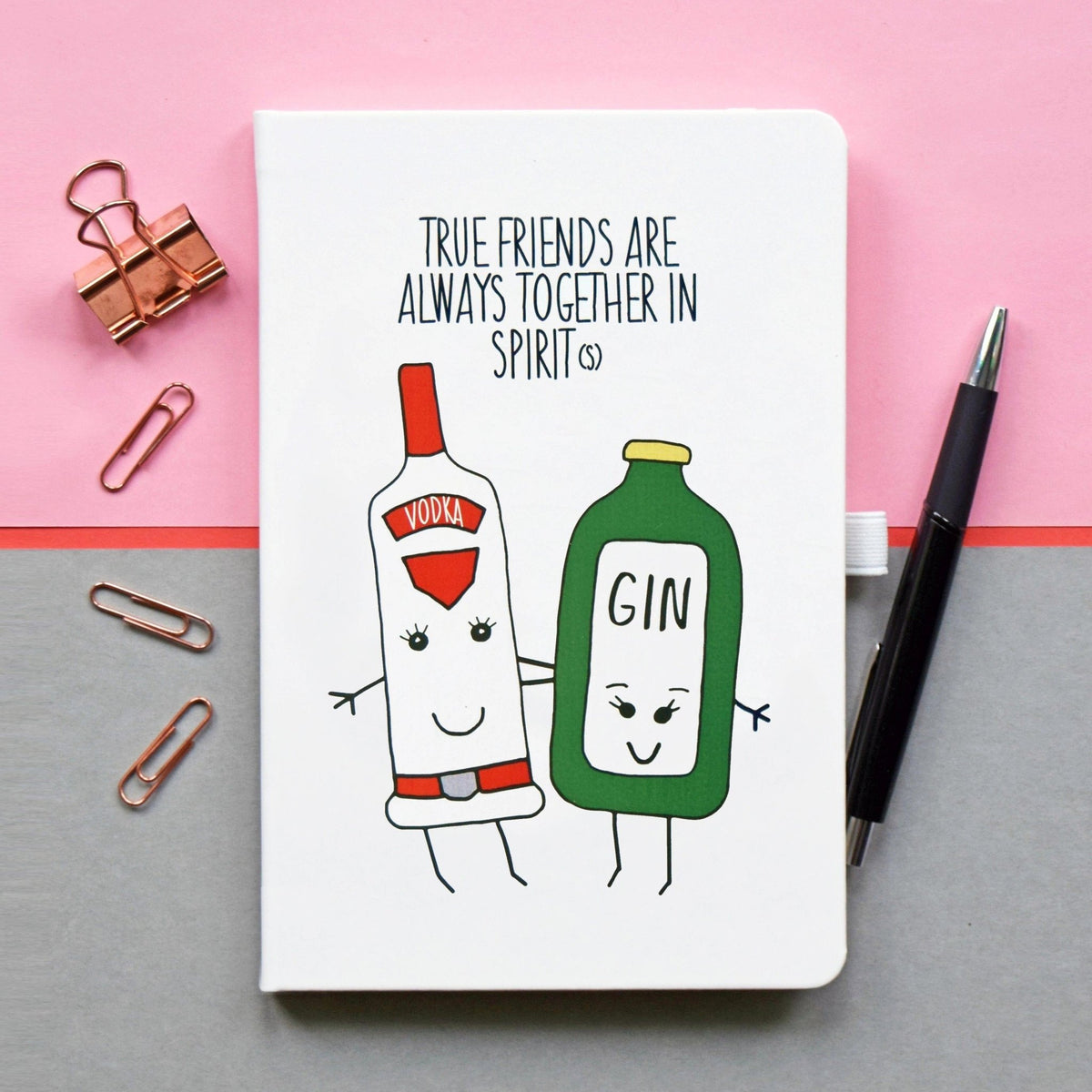 'Together in Spirits' Notebook Gift for Friend - Of Life & Lemons®