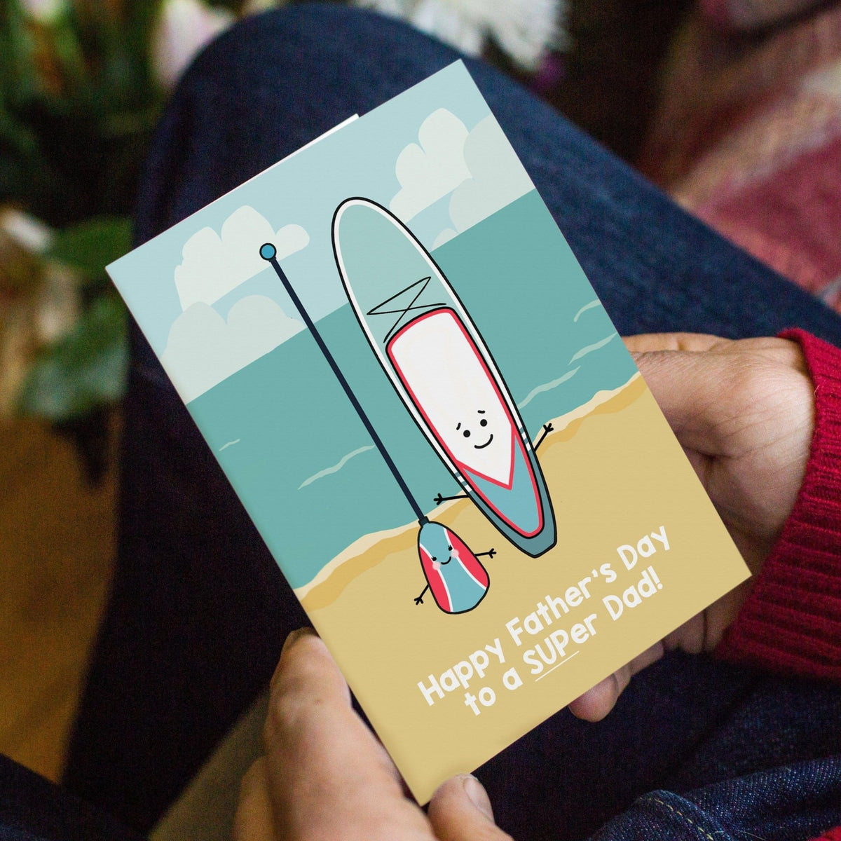Stand Up Paddle Board Father's Day Card - Of Life & Lemons®