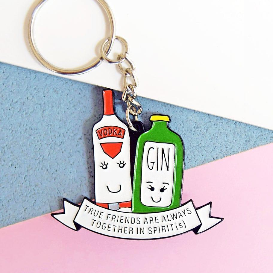 'Together in Spirits' Friendship Keyring - Of Life & Lemons®