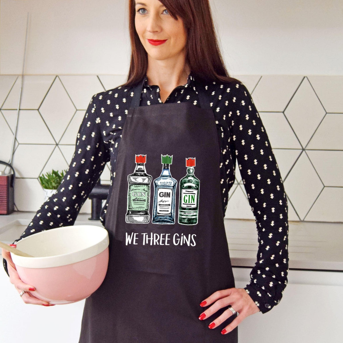 'We Three Gins' Christmas Apron - Of Life & Lemons®
