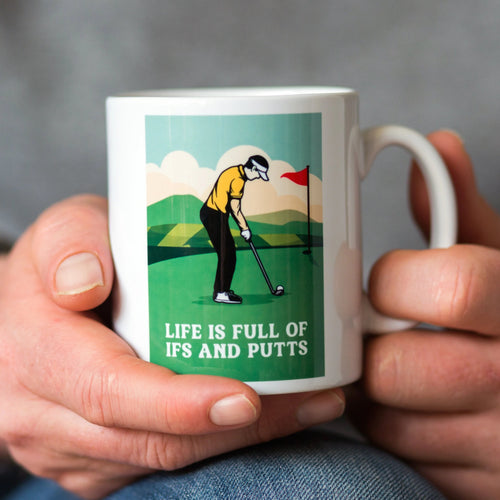 funny golf mug