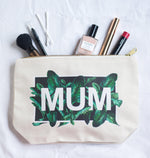 Tropical Leaf Make Up Bag Gift for Mum - Of Life & Lemons®
