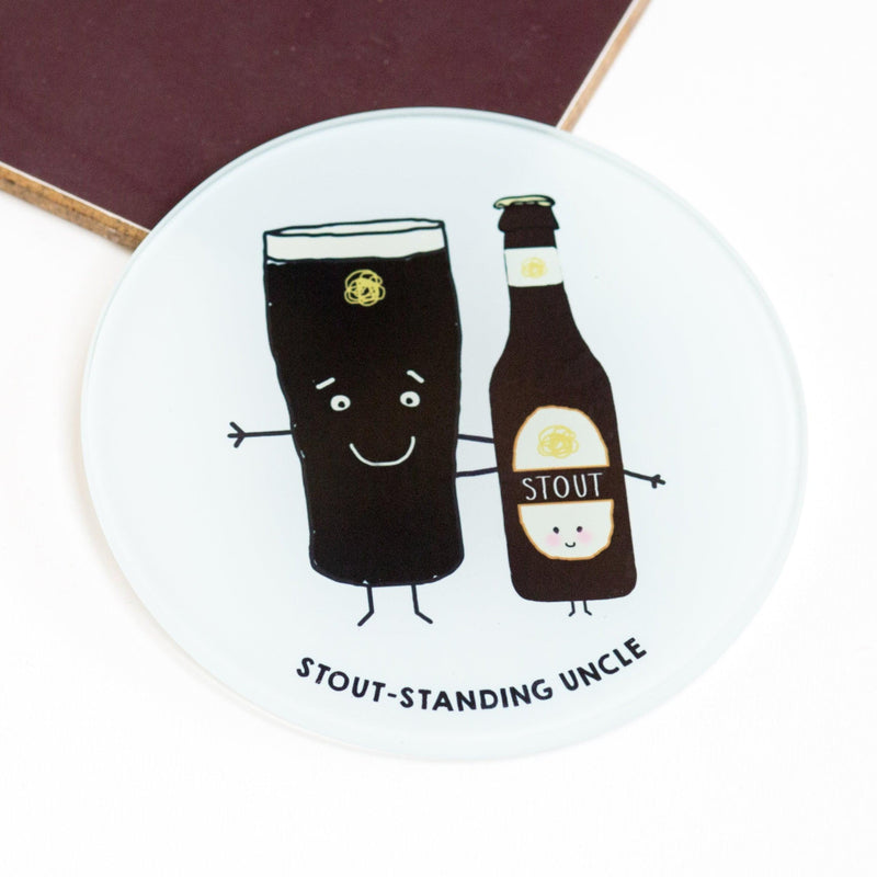 'Stout-standing Uncle' Coaster Gift For Uncle
