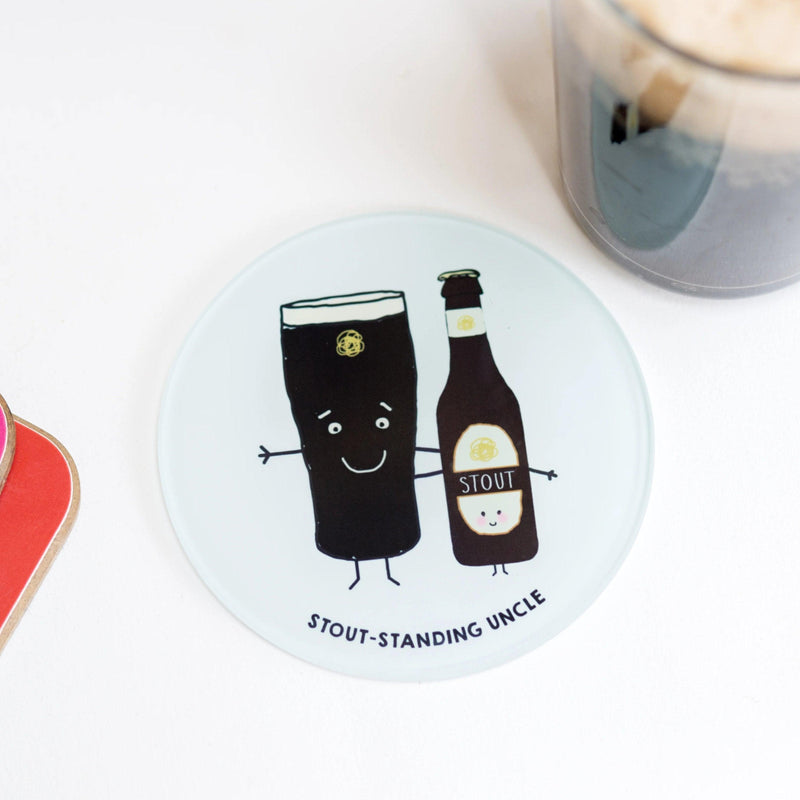 'Stout-standing Uncle' Coaster Gift For Uncle - Of Life & Lemons®