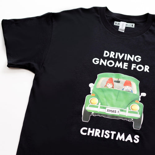 Mens 'Driving Gnome For Christmas' T-Shirt