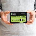 Personalised Food Rating Kitchen Wall Sign