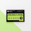 Funny Personalised Food Rating Fridge Magnet