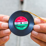 'Our Song' Bespoke Vinyl Record Christmas Tree Decoration