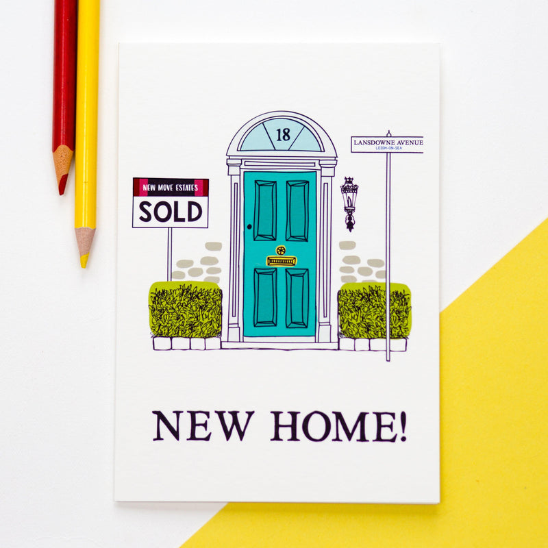 Personalised New Home Card