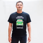 Mens 'Driving Gnome For Christmas' T-Shirt