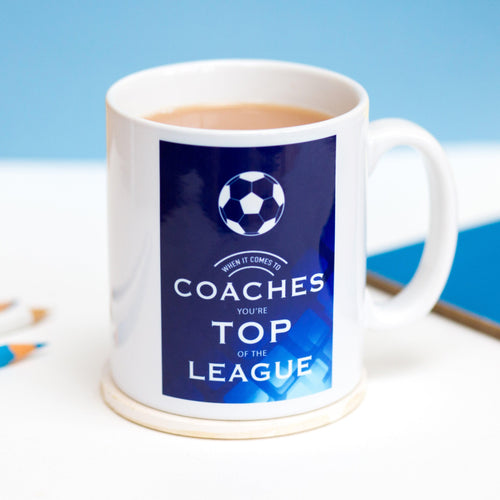 'Top Of The League' Mug for Football Coach - Of Life & Lemons®