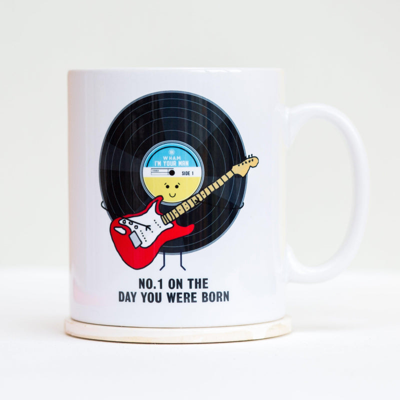 Personalised 'No.1 On The Day You Were Born' Birthday Mug