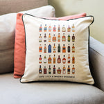 Whisky Collection Cushion