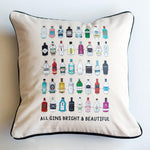'All Gins Bright & Beautiful' Cushion