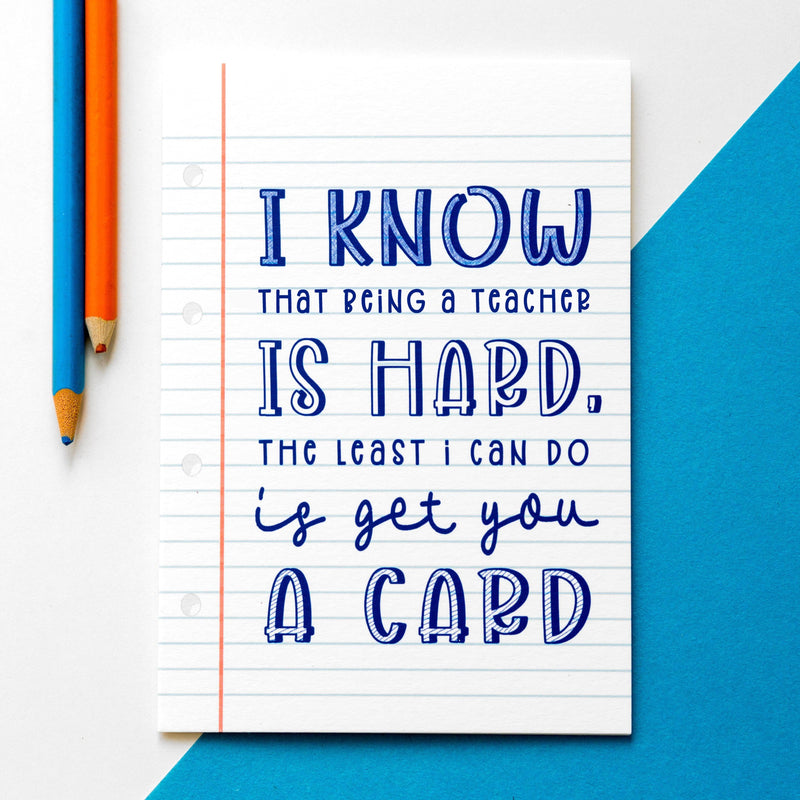 Funny End of Term Card for Teacher