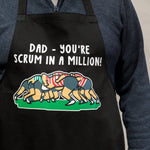 'Scrum In A Million' Rugby Apron for Dad