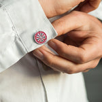 Dart Board Father's Day Card and Cufflinks