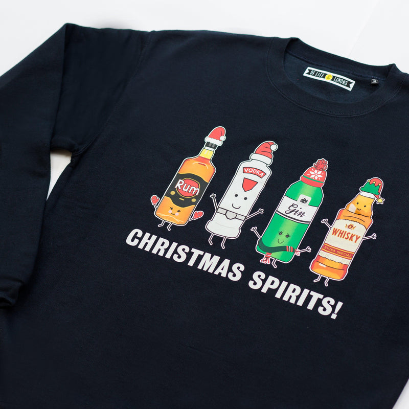 'Christmas Spirits' Christmas Jumper - Of Life & Lemons®