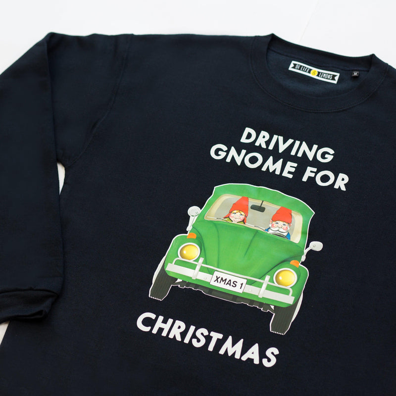 'Driving Gnome For Christmas' Jumper