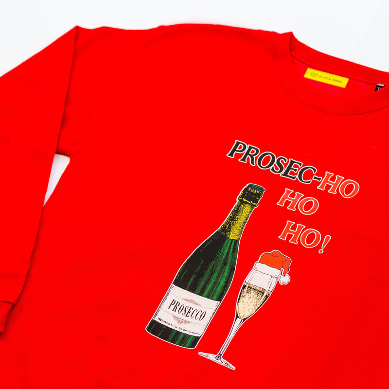 'Prosec-HoHoHo' Christmas Jumper