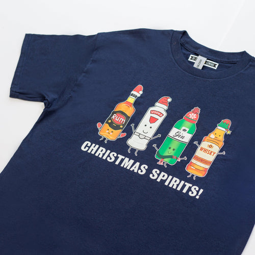 'Christmas Spirits' Mens Christmas T-Shirt - Of Life & Lemons®