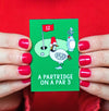 Funny Golf Christmas Fridge Magnet