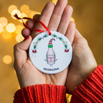 'Favourite Drink' Personalised Christmas Tree Decoration - Of Life & Lemons®