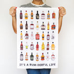 'It's A RUMderful Life' Rum Tea Towel