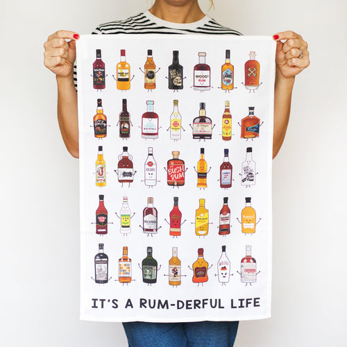 'It's A RUMderful Life' Rum Tea Towel - Of Life & Lemons®