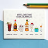 Personalised Family Christmas Card Pack