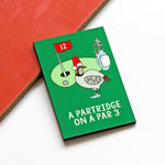 Funny Golf Christmas Fridge Magnet