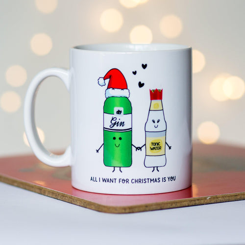 'All I Want for Christmas' Gin Mug