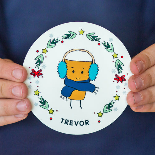 Personalised Christmas Coaster