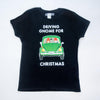 'Driving Gnome For Christmas' Ladies T-Shirt - Of Life & Lemons®