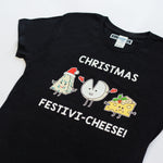 Funny Cheese Ladies Christmas T-Shirt - Of Life & Lemons®