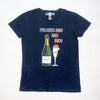 'Prosec-HoHoHo' Ladies Christmas T-Shirt