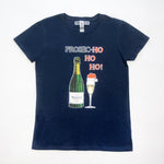 'Prosec-HoHoHo' Ladies Christmas T-Shirt