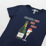 'Prosec-HoHoHo' Ladies Christmas T-Shirt