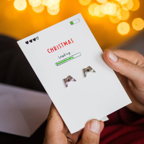 Gaming Christmas Card and Cufflinks - Of Life & Lemons®