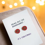 Christmas Card & Cufflinks for a Darts Lover