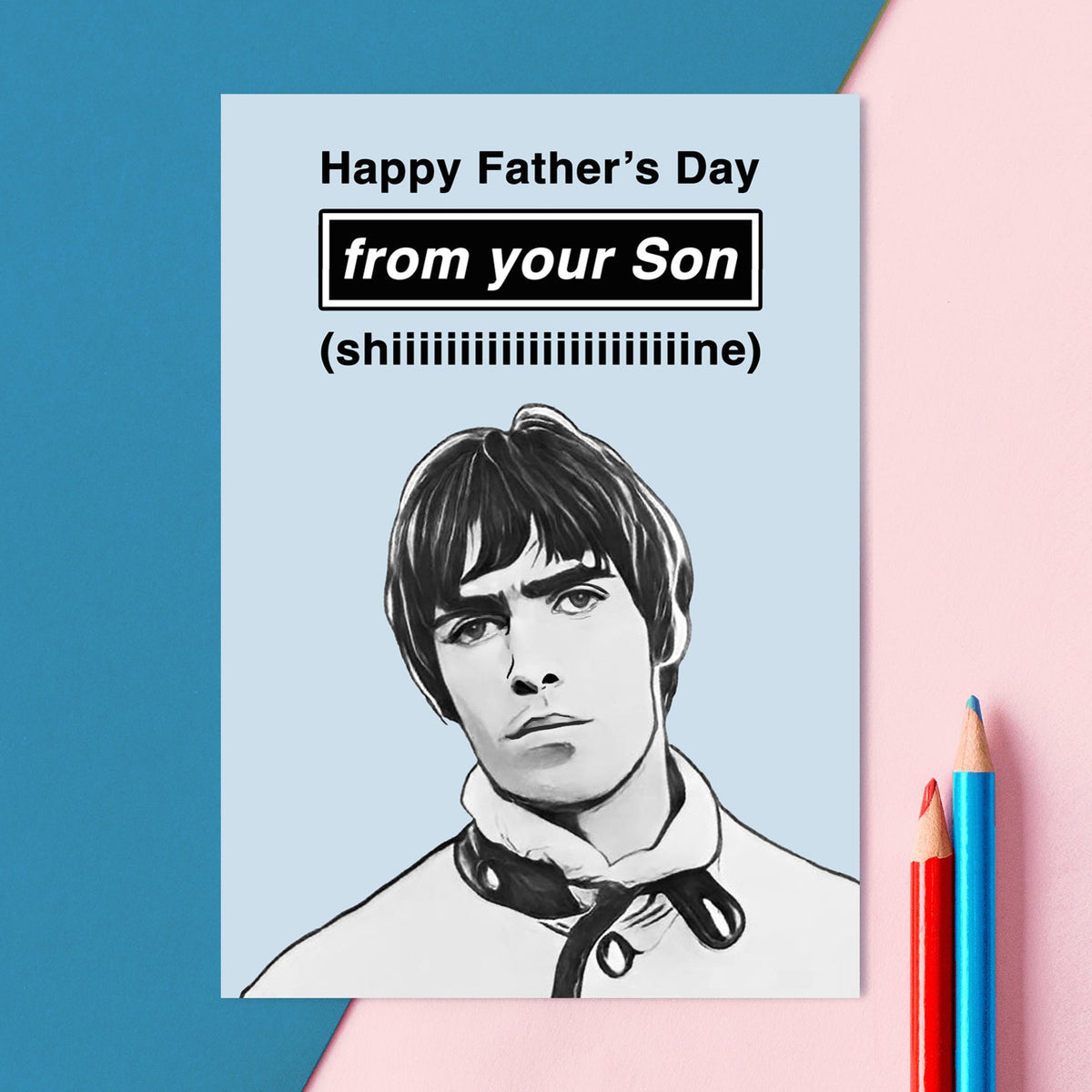 a funny oasis pun Father's day card