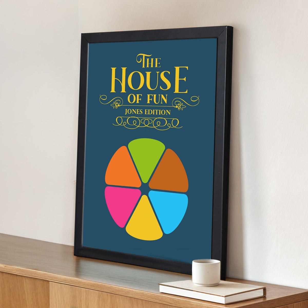 'House Of Fun' Personalised Family Print - Of Life & Lemons®