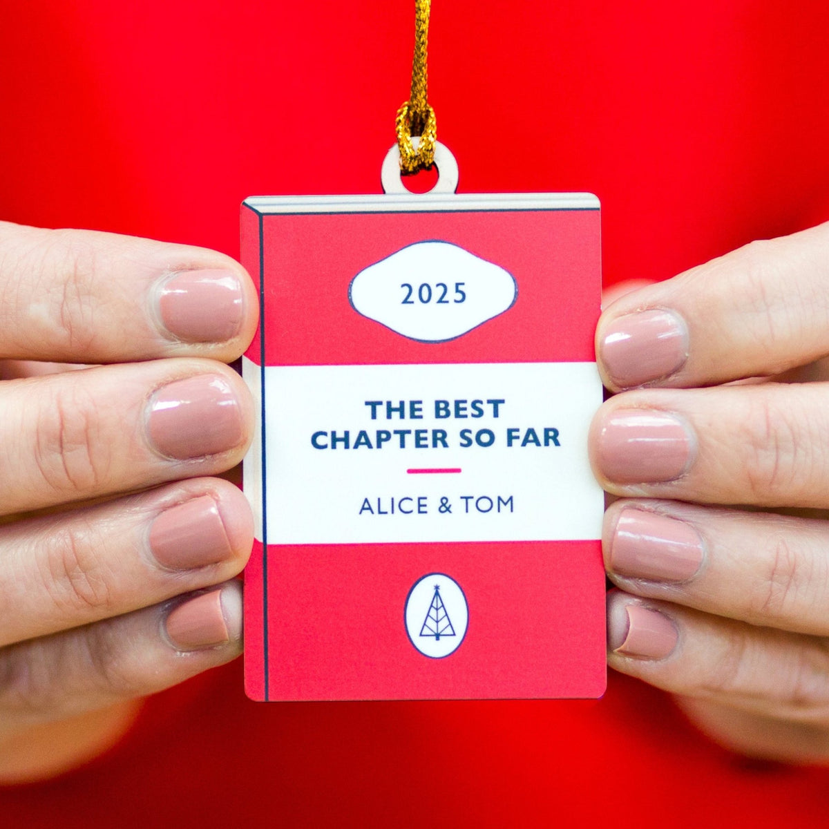 'Best Chapter' Personalised Book Bauble - Of Life & Lemons®