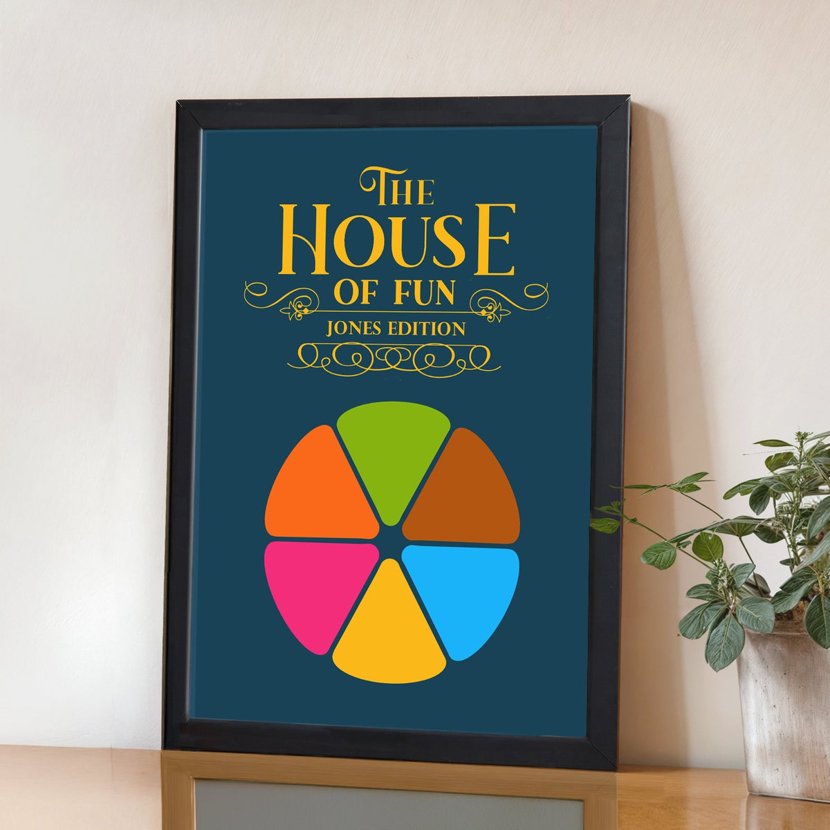 'House Of Fun' Personalised Family Print - Of Life & Lemons®