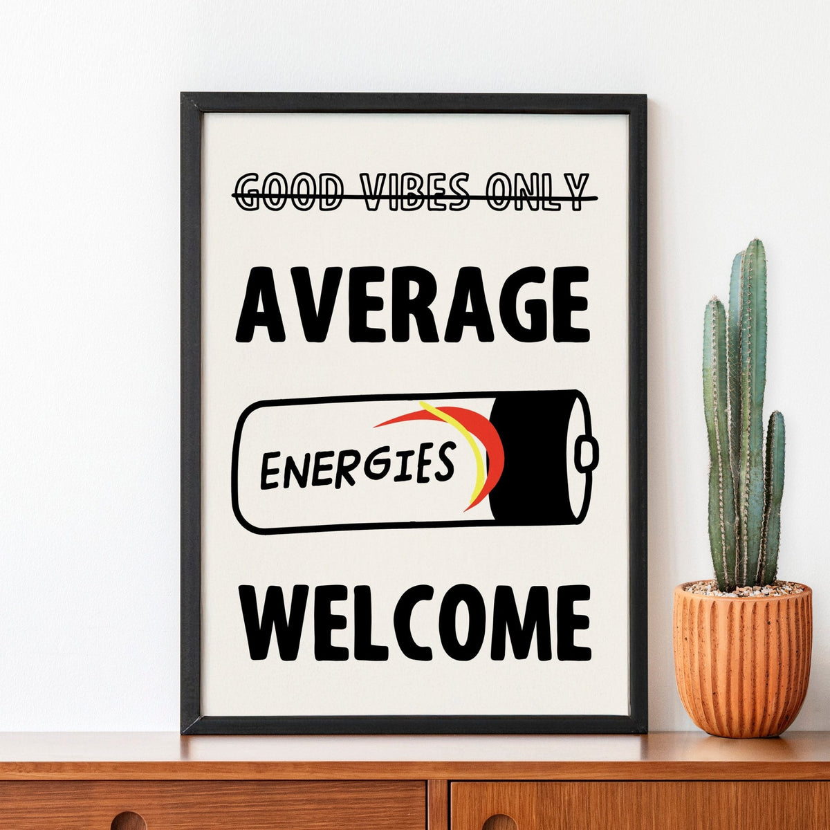 'Good Vibes Only' Parody Print - Of Life & Lemons®